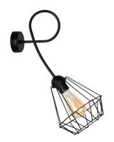 HEXE DIAMENT  Lampa sufitowa żyrandol  metal 1 x 60W czarny 0058