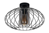 HEXE CORRINI Lampa sufitowa żyrandol E27 metal 1 x 60W czarny 0208