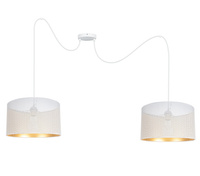 HEXE ALDO Lampa sufitowa żyrandol E27 metal 2 x 60W 0010