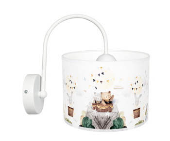 HEXE BEARS Lampa dziecięca ścienna kinkiet 1 x 60W 0909