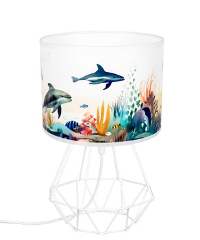 HEXE OCEAN Lampa dziecięca stojąca biurkowa 1 x 60W 0918