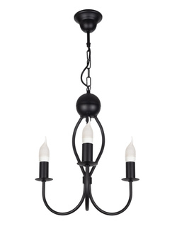 HEXE ARTHUR Lampa sufitowa żyrandol E14 metal 3 x 40W 0047