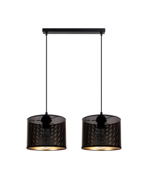 HEXE ALDO Lampa sufitowa żyrandol E27 metal 2 x 60W 0024