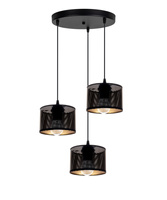 HEXE ALDO Lampa sufitowa żyrandol E27 metal 3 x 60W 0020